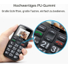 The Artfone C1+4G Black is a mobile phone for seniors with large buttons and a USB-C port.