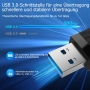 NEWFAST USB-WLAN-Adapter 1300 Mbit/s für PC