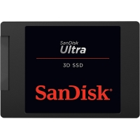 Внутренний жесткий диск SanDisk Ultra 3D SSD, 500 ГБ (внутренний твердотельный накопитель 2,5 дюйма, противоударный, 3D NAND, n-Cache 2.0, скорость передачи данных 560 МБ/с)