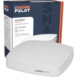 Центральний розумний дім HOMEPILOT Gateway Premium, включаючи додаток та голосове керування (сумісний з Alexa, Google Assistant) 
