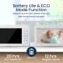 Babysense 5-Zoll-HD-Video-Babyphone mit Kamera, Audio und Nachtsicht