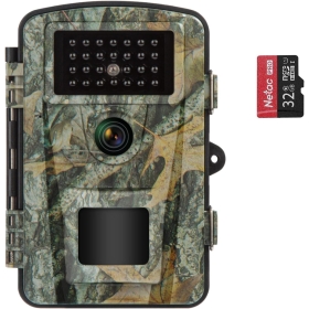 COOLIFE Outdoor Hunting Camera 28MP 1520P/2.7K HD Motion Detection Invisible Infrared Trail Camera with Night Vision