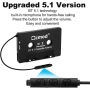 CICMOD car cassette adapter with integrated microphone and hands-free system