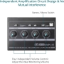 YGiTK 4 Kanal Ultra Metall-Stereo-Kopfhörerverstärker