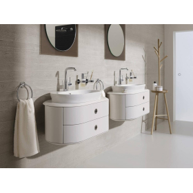 GROHE Essence - mezclador monomando de lavabo (ahorro de agua, tamaño L, instalación en un solo orificio)