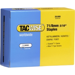 Tacwise 0368 Typ 71/8mm verzinkte Heftklammern, 20.000 Stück