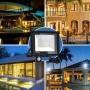 Blivrig LED-Flutlicht mit Bewegungsmelder für den Außenbereich, 50 W, IP66, wasserdichtes Flutlicht für Garten, Garage (kaltweiß 50 W)