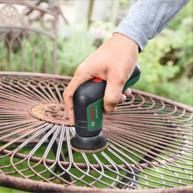 BOSCH VERDE – cepillo de limpieza eléctrico para Bosch Home (incluye batería integrada de 3,6 V, 1 cable micro-USB y 4 accesorios de limpieza)