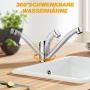 Single lever kitchen faucet with 360° swivel joint, chrome,