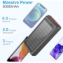 Power bank JIGA Solar with solar battery 30000mAh