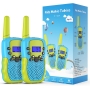 Kearui Kids Walkie Talkies for Boys 3-12 Years Old 8 Channel Radio with LCD Backlit Flashlight