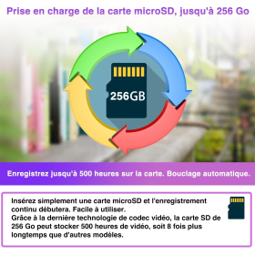 Wi-Fi-камера WIWACAM MW6 4K Ultra HD, детектор руху, слот для карт microSD