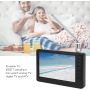 Pocket Digital TV: Portable 5-inch screen, rechargeable, with EU plug for operation with 110-220 V