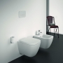 Wand-WC Ideal Standard T542201 mit Spülung ohne Führung (RimLS+)