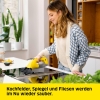 Aspirador de cristales Kärcher WV 1 Plus (duración de la batería: 20 min, peso: 0,5 kg, superficie por carga de la batería: 55 m², botella pulverizadora con funda de microfibra, limpiacristales concentrado 20 ml)