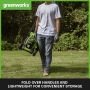 Greenworks cordless lawn mower 24 V, up to 200 m²