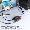 Digital-Analog-Audio-Konverter Fokky DA-Konverter 192 kHz DAC für PS3 PS4 Xbox TV DVD Blu-ray