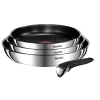 Набор сковород Tefal Ingenio Emotion Induction из 4 предметов из нержавеющей стали с антипригарным покрытием