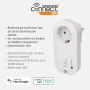 Розетка Brennenstuhl Connect WLAN с передатчиком 433 МГц WA 3600 LRF01 433 (разъем WiFi 2,4 ГГц, совместимый с Alexa