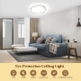 Aisutha Ceiling Light, Round LED Ceiling Light, 18W 5000K 1800lm IP54 Waterproof Bathroom Lamp, Suitable for Living Room, Kitchen, Bedroom, Balcony, Ultra Thin Ceiling Light Ø220 x H25mm, White