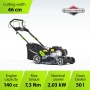 Murray EQ2-500 self-propelled petrol lawnmower, cutting width 46 cm