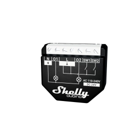 "Shelly Qubino Wave 2PM: Універсальний Z-Wave Реле-вимикач з Вимірюванням Струму і Підтримкою Домашньої Автоматизації"