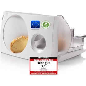 Emerio MS-125000: universal bread slicer