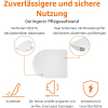 Amazon Basics D-förmiger Harnstoff-Toilettensitz, matte Oberfläche, 36,5 x 43 cm