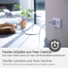 Brennenstuhl Connect WLAN socket WA 3000 XS01 (WiFi socket 2.4 GHz compatible with Alexa and Google Assistant, no hub required, smart socket with timer, free app)