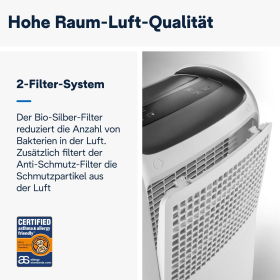 De'Longhi Tasciugo Ariadry Multi DDSX225 осушувач повітря для приміщень до 100 м³