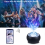 TOMANTO starry sky projector with color changing music player and amplifier; Bluetooth and timer