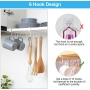 3 white cup hooks, drink holder, kitchen hooks without drilling