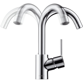 hansgrohe Focus M41 - кухонный смеситель с изливом высотой 260 мм, поворачивается на 360°