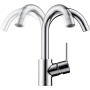 hansgrohe Focus M41 - grifo de cocina con caño altura 260 mm, giratorio 360°