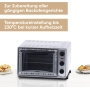 SEVERIN baking and toasting oven. Power 1500 W and temperature from 100 to 230 °C