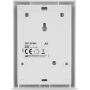 REV 0514852555 Timbre de puerta eléctrico Gong, 25 melodías, 8-12VAC/0,1A, hasta 82dB, 12 V, blanco