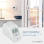 Homematic IP Smart Home 153412A3 -D Basic Digitaler Thermostat für Heizkörper, Steuerung per App, energiesparend