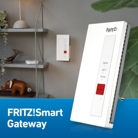 FRITZ!Smart Gateway: Простое подключение светодиодных ламп Zigbee 3.0 и DECT-ULE, управление через FRITZ!App и FRITZ!Fon, расширение количества устройств в умном доме и стабильное соединение через WLAN/LAN