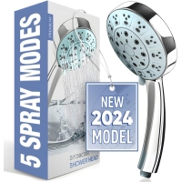 DIY Doctor Universal Shower Head: 5 Adjustable Spray Modes