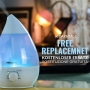InnoBeta Waterdrop 2,4 Liter Ultraschall Luftbefeuchter Cool Mist mit Filter für Babys