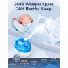 Humidifier, 2.2 L Humidifier for Children's Room with 28 dB Quiet, Humidifier Bedroom with 360° Rotating Nozzle, BPA-Free, Auto Shut-Off, Easy to Clean Humidifier for Office, Baby, Plant