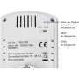 MC POWER - Steckdosen-Thermostat Klimaregelung | TCU-330 | 5-30°C, max. 3.500W, 230V/16A 