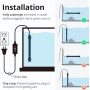 NICREW 100W Aquarium Heater, Submersible Aquarium Heater for 5-10L, Adjustable Water Turtle Heater with Suction Cups