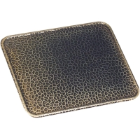 Flame base plate for stove and fireplace, protective plate made of old brass, 50x80cm