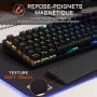 Teclado gaming G-Lab KEYZ Rubidium AZERTY FR con USB