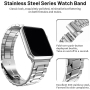 Fullmosa Metal Watch Band for Series 9 Ultra/Ultra 2 Series 8 7 SE 6 5 4 3 2 1 iWatch Stainless Steel Straps