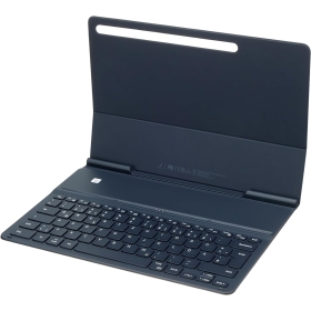 Tastatur für Tablet Samsung Book Cover Slim EF-DT730 für Galaxy Tab S7+ und Tab S7 FE, schwarz, 12,4 Zoll