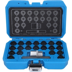 Juego de bloqueo de ruedas Brilliant Tools, 22 piezas - BMW