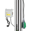 Ribimex 07366 - Bomba Sumergible Eléctrica Acero Inoxidable 750W 4 Turbinas