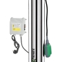 Ribimex 07366 – Elektrische Tauchpumpe aus Edelstahl, 750 W, 4 Turbinen